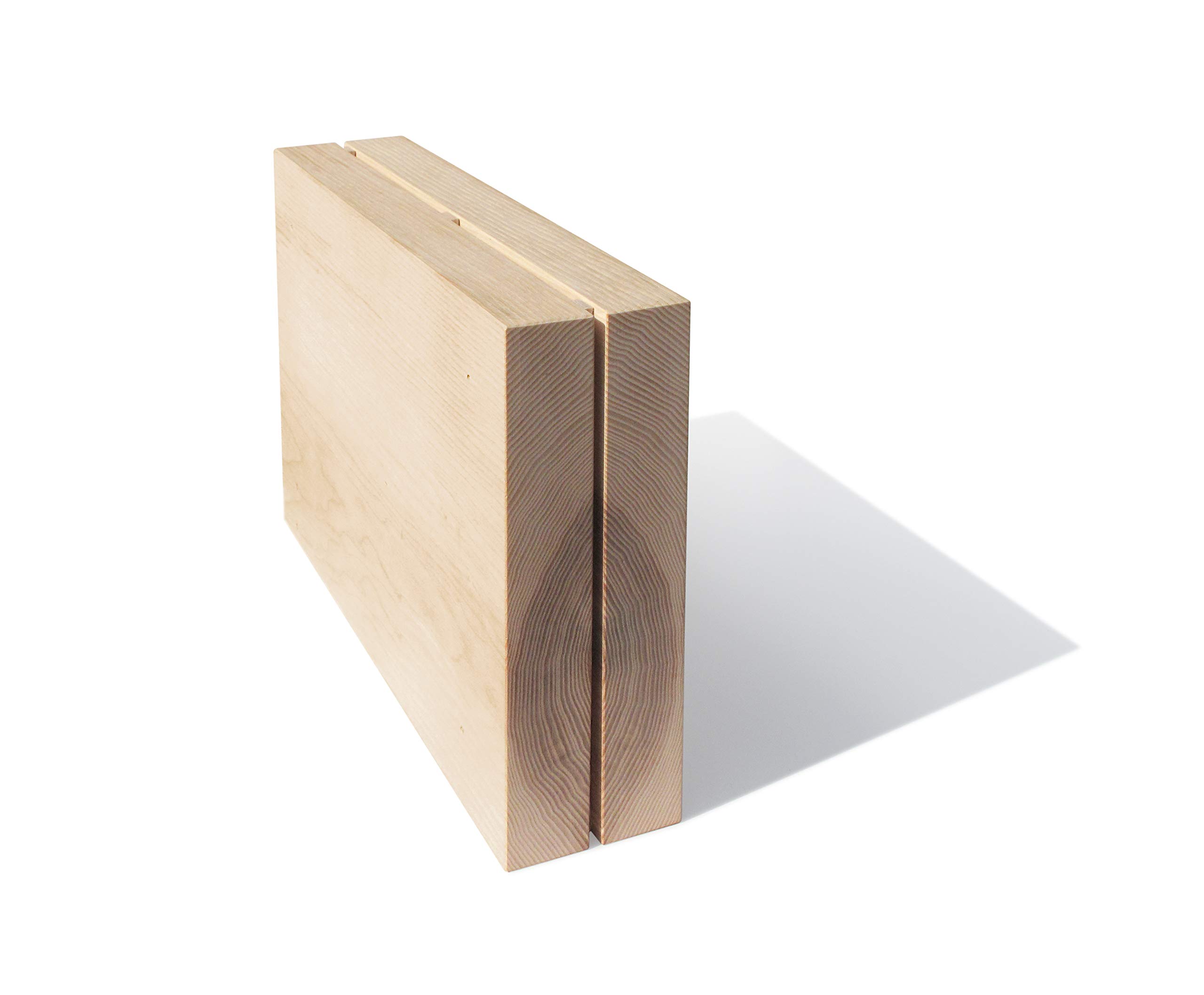 Side by Side - Messerblock - Timber Twin - Eschenholz - HxLxBxT: 22 x 32,5 x 13x 7,5 cm