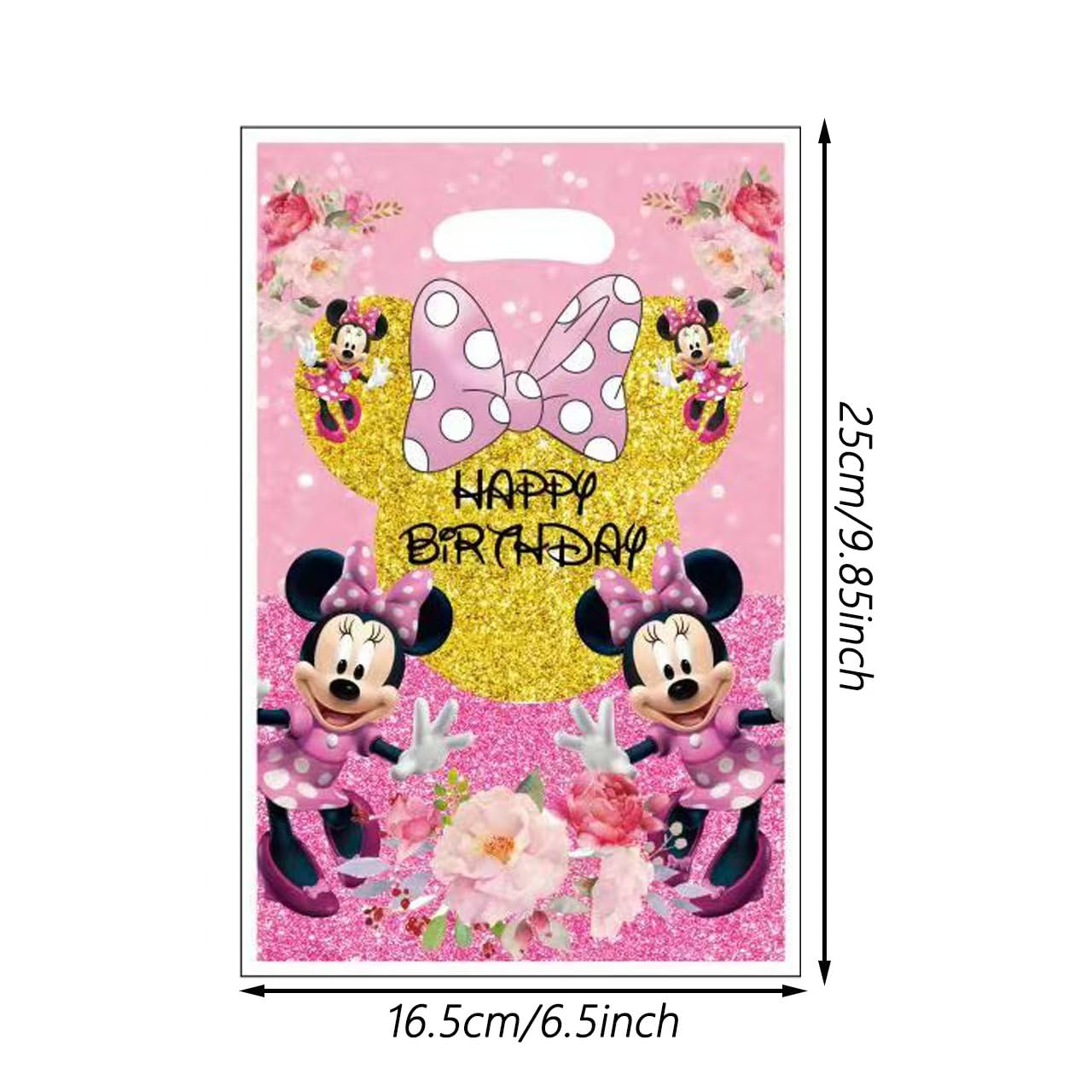 30PCS For Minnie party gift bags, supplies, and decorations. Perfect for cartoon parties, ideal for kids, and great for family events, prizes, carnivals, and Christmas