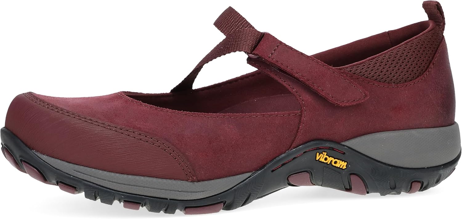 I-Dansko Primrose Waterproof Outdoor uMary Jane Sneaker for Women &ndash; Intuthuzelo, izihlangu zokuhamba ezinokuhamba ngeNkxaso yeArch &ndash; Islip-Resistant Rubber Outsole