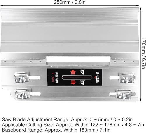 Miniatura 5 de Herramienta de biselado de azulejos de 45 grados para cortar piedra de cerámica, dispositivo de corte de esquina de metal de la herramienta de