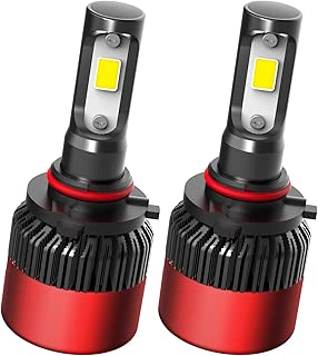 AUXITO Automobile HIR2 9012 LED Headlight Bulbs 72W 8000Lms Per Pair All-in-One Conversion Kit, 6500K Cool White - coolthings.us