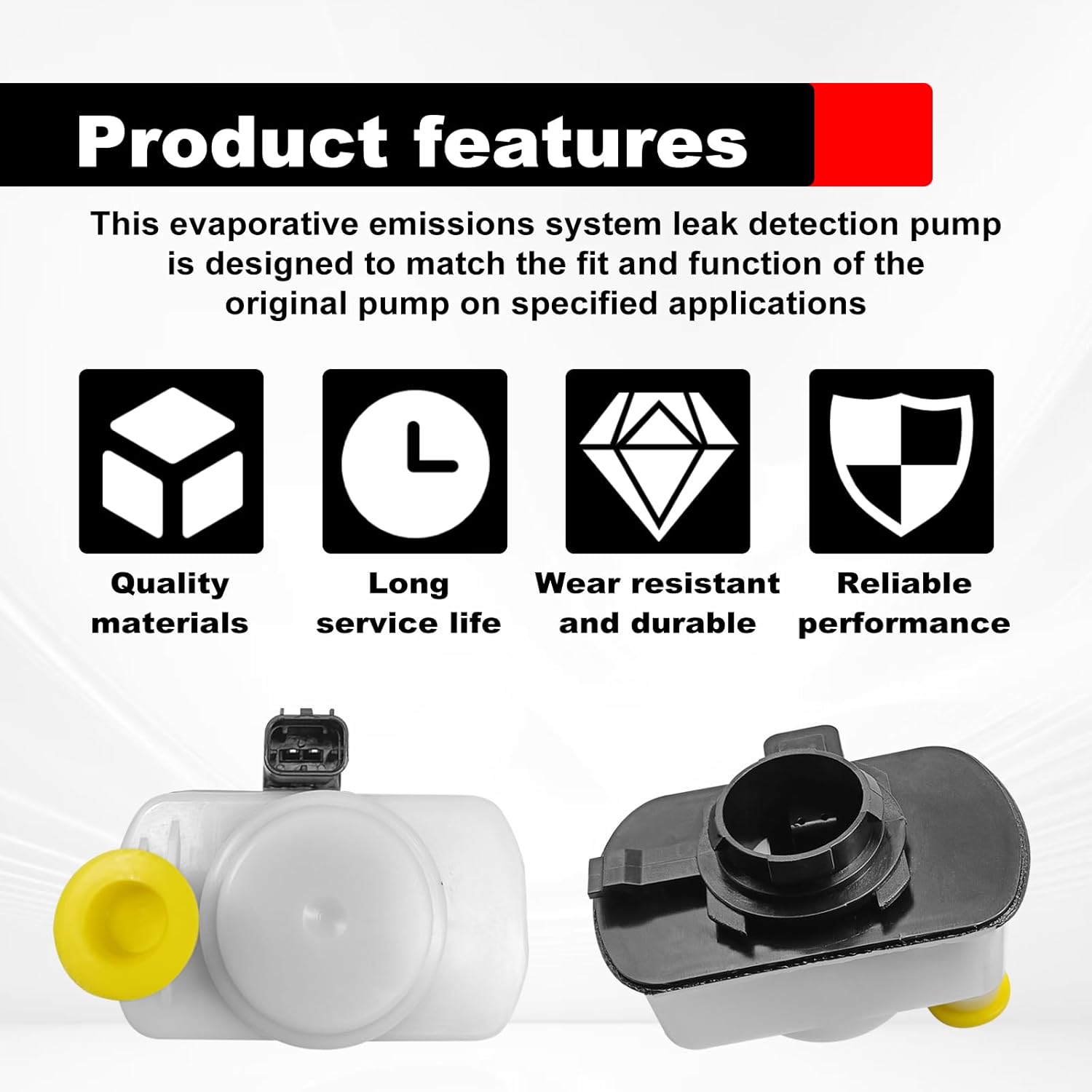 310-219 Fuel Evaporative Emissions Leak Detection Pump, Compatible with 2007-2019 Dodge Nitro Durango Ram 1500 ProMaster Chrysler Aspen Fiat 500/500L Jeep Grand Cherokee Liberty