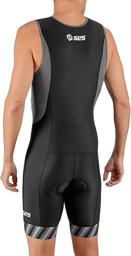 Miniatura 8 de Trajes de triatlón para hombre - FRT 2.0 sin mangas Tri Traje de triatlón para hombre - Trisuit Triatlón de secado rápido, bolsillo trasero