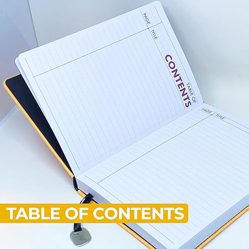 Miniatura 6 de Cuaderno de tapa dura azul claro  Diario rayado A5 para escribir  100GSM Tapa dura azul claro diario para mujeres  hombres para negocios, oficina,