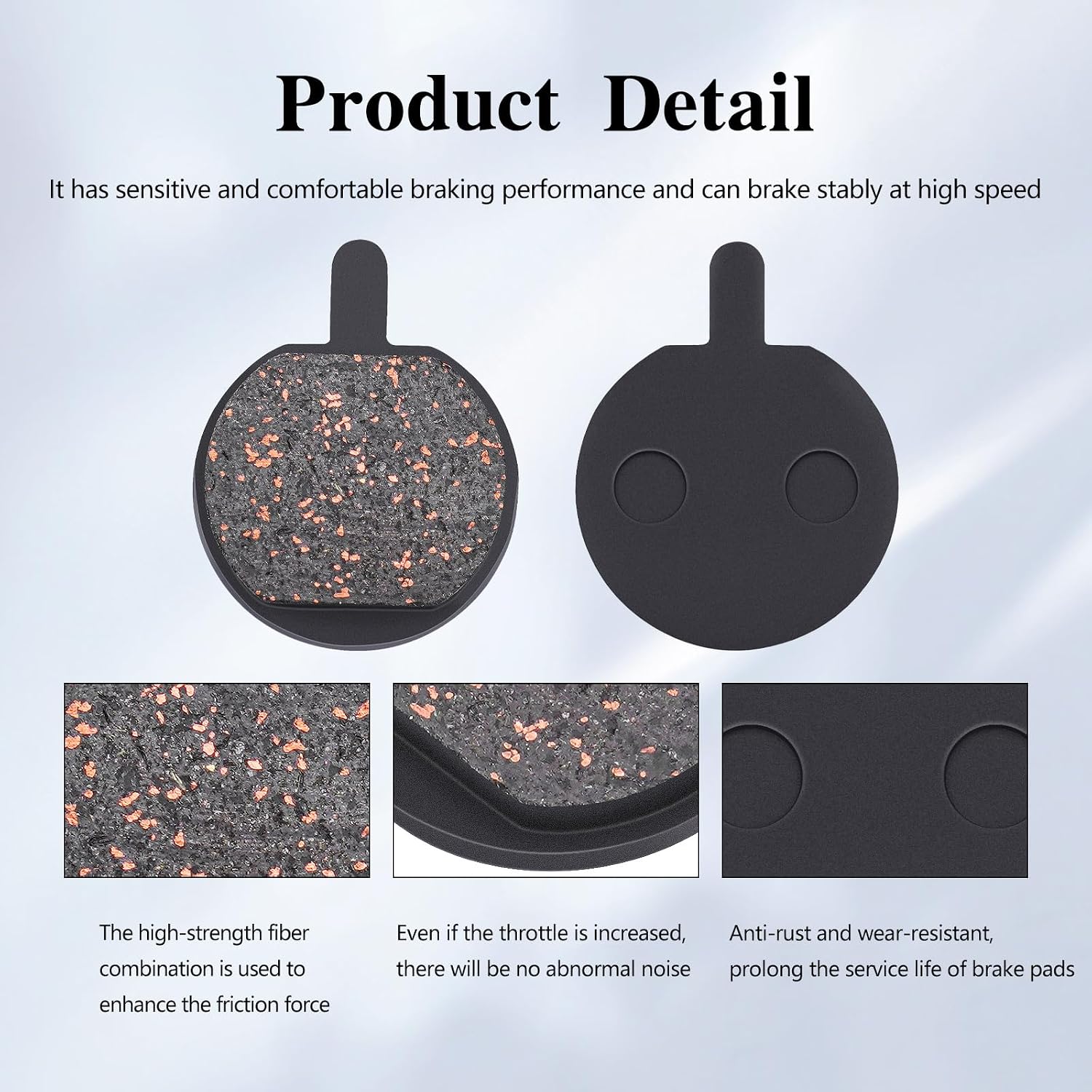 Road Passion Bicycle Disc Brake Pad for JAK-5 B777 MTB Cannondale Helix Bengal Mechanical Helix MB700 MB700T PH02