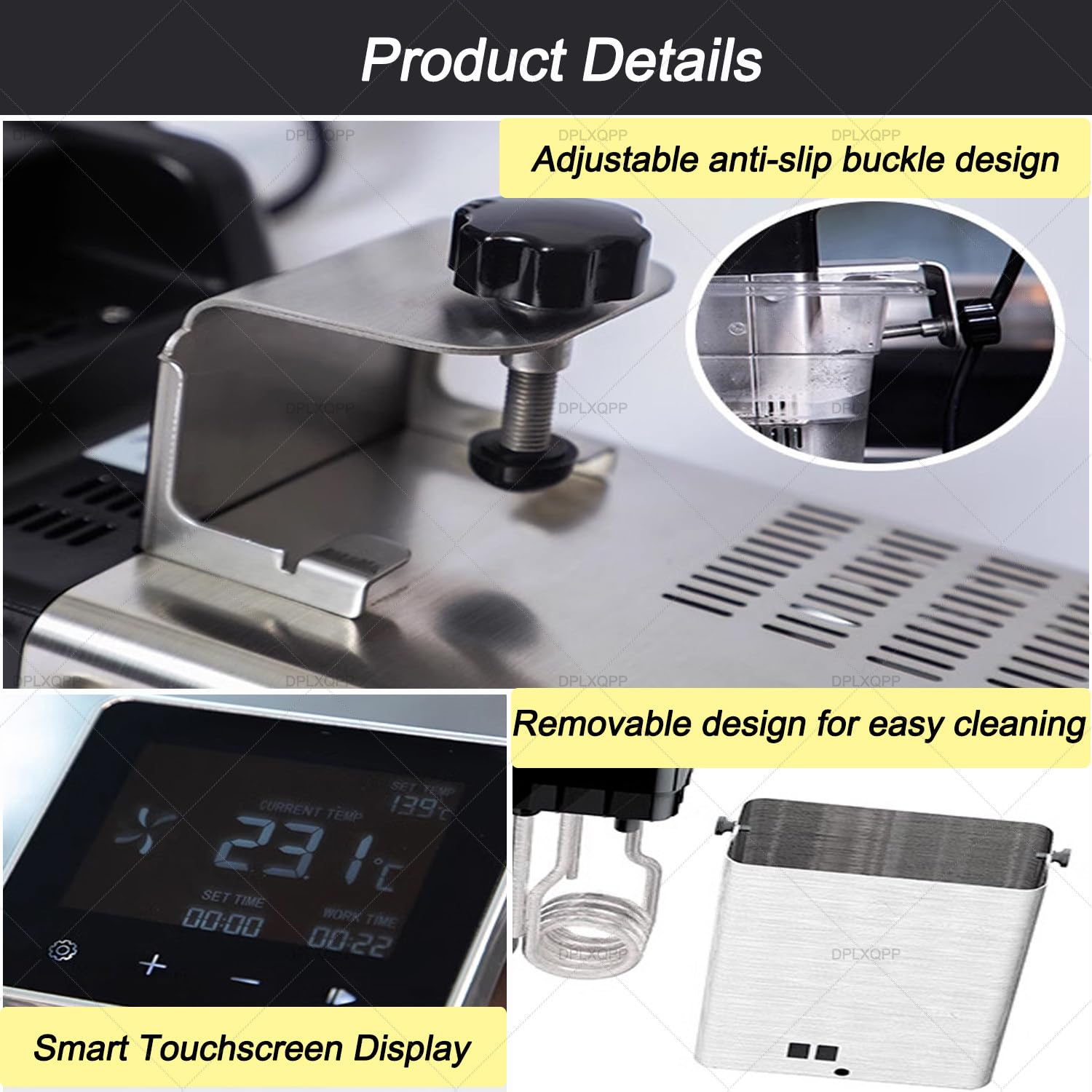 Máquina Sous Vide 1600w De Alta Potencia para Cocinas Comerciales,Calentamiento Rápido En Baño María 70l,Control Preciso ±0.1°c,Ideal para Restaurantes con Alto Volumen