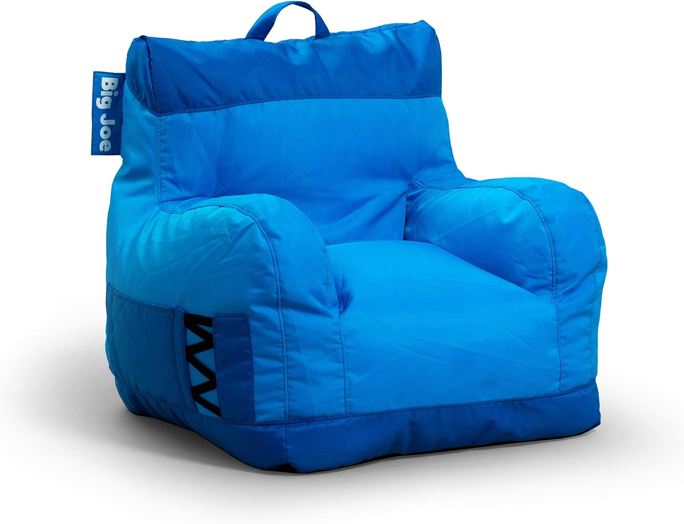 Big Joe Dorm Bean Bag Chair with Drink Holder and Pocket