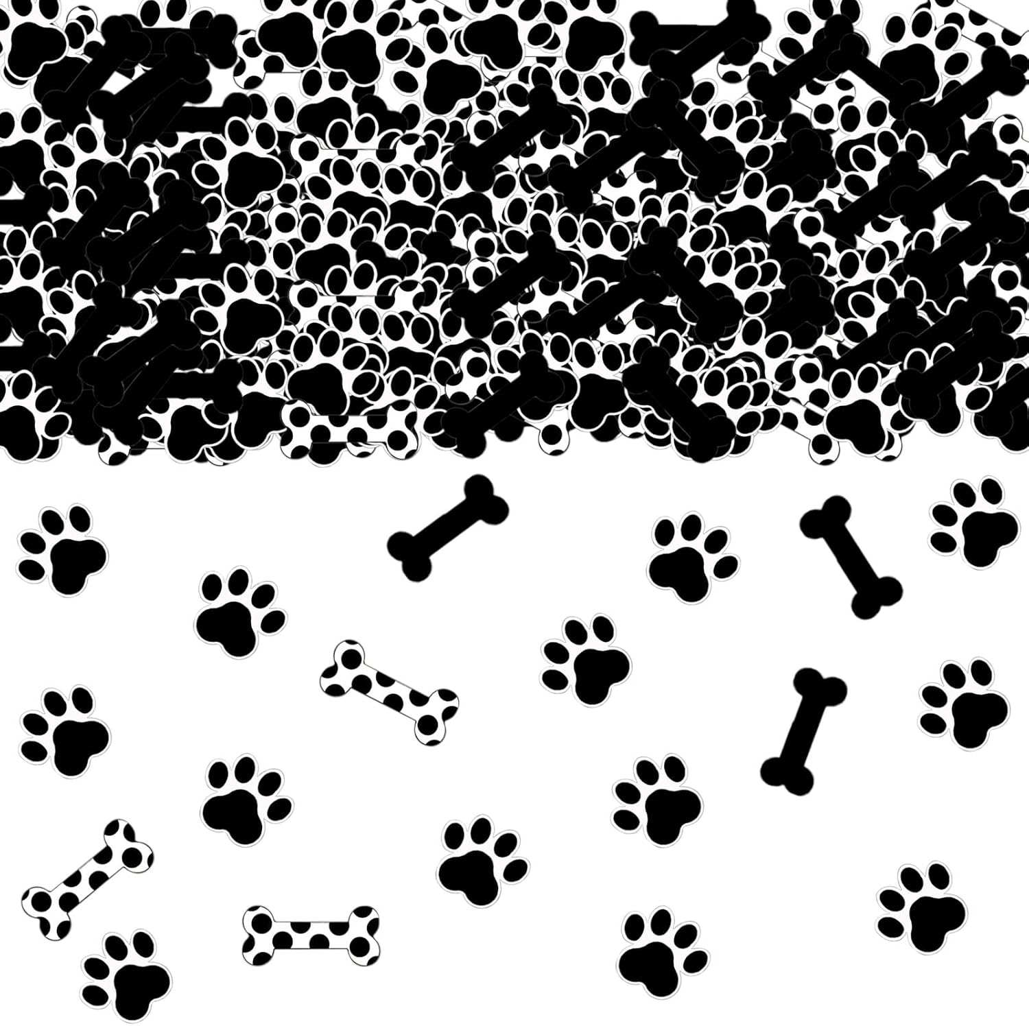 Cat Confetti,100PCS Cute Animal Theme Party Baby Shower Decorations Cat Pet Table Confetti for Boy Girl Supplies (cat)