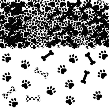 Puppy Paw Confetti,Dog Cat Paw Puppy Birthday Table Decorations Dog Party Themed Party for Girl Boy Kids Pet Dog Baby Shower Decor Supplies