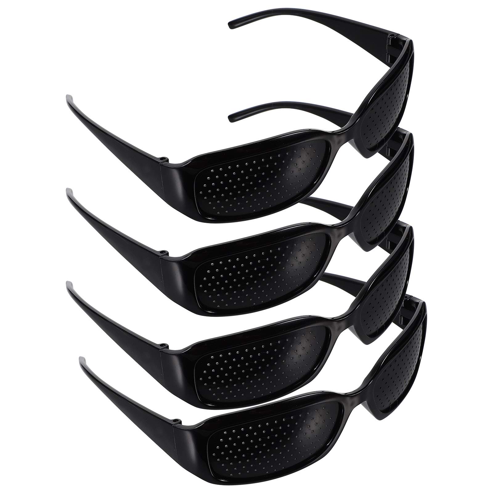 Gafas Perforadas para Montura Negra de Resina y Pc Protección Ocular y Corrección Visual para Montura Negra de Resina y Pc, Gafas Antifatiga Ligeras para Niños y Adultos