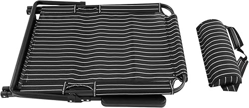 Miniatura 8 de Respaldo de cama elevable, respaldo de cama ajustable con soporte de 7 posiciones y almohada, silla de lectura plegable para ancianos, pacientes,