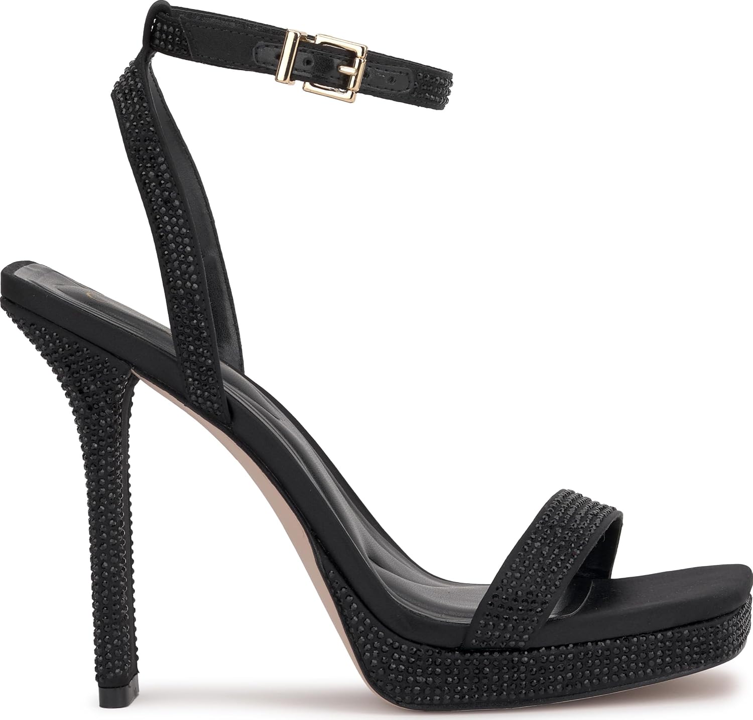 Jessica Simpson Women's Adonia Heeled Sandal, Black, 9 - Image 6