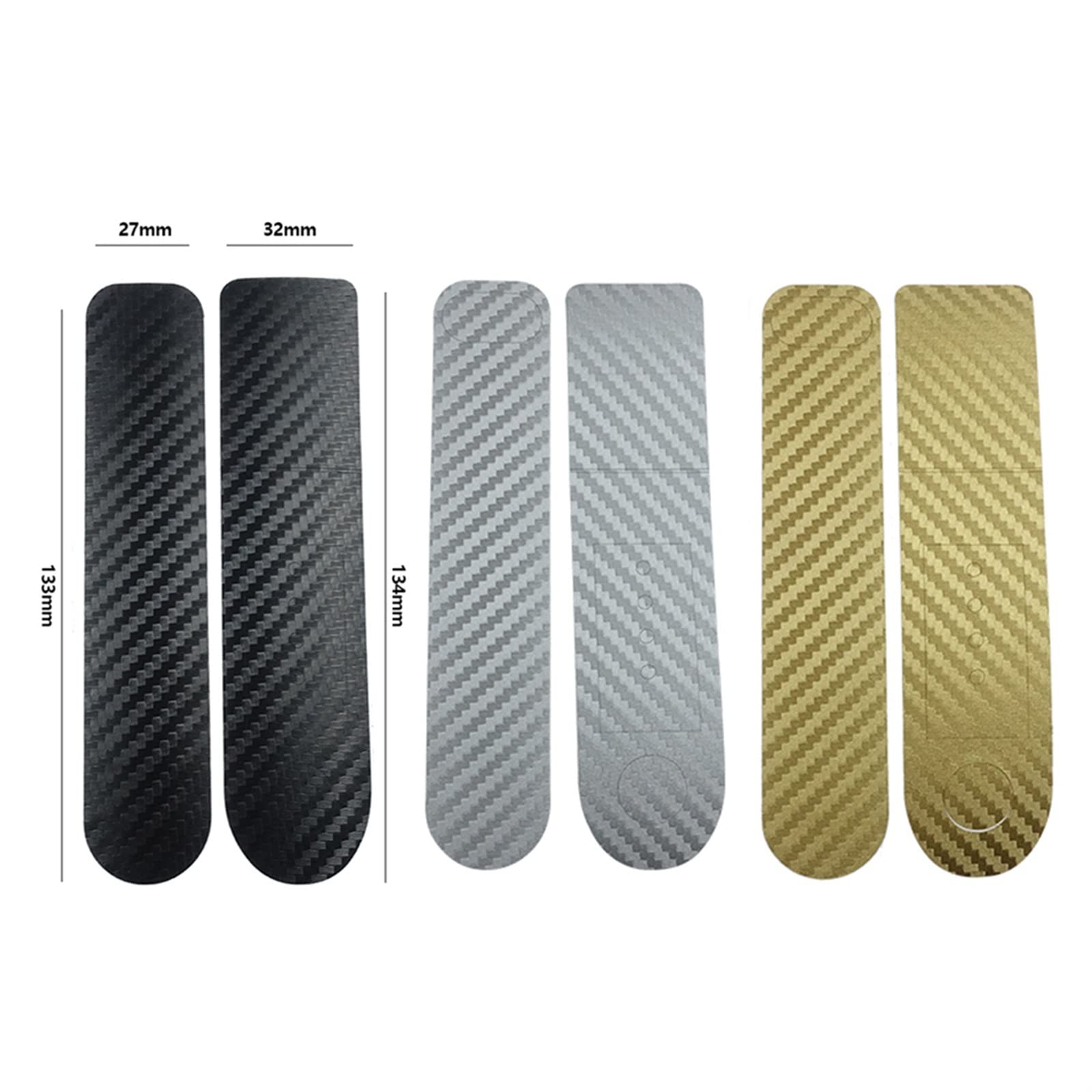YYDStes Protective Film Scooter Accelerator Sticker Scooter Central Carbon Fiber PVC Sticker Fit for M365 PRO Fit for M365 1S PRO2 Scooter Accessory (Color : B)