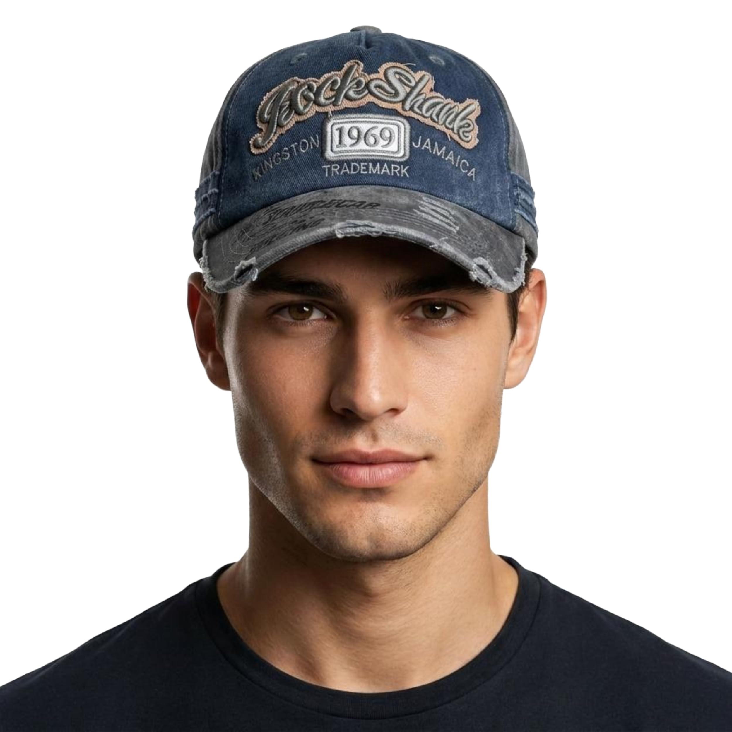 Baseball Cap for Men & Women | Unisex Vintage Distressed Denim Washed Cotton Adjustable Sports Cap | Stylish Retro Outdoor Sun Protection Hat for Boys, Girls & Adults-picture-24