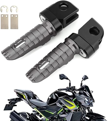 Miniatura 24 de Mad Hornets Reposapiés delantero Piernas para KAWASA-KI Z300 Z400 Z800 Z650 Z900 Z1000 NIN-JA 650 Rojo -,Negro