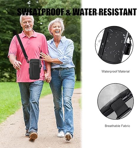 Miniatura 7 de MOVOYEE Soporte para teléfono para correr, brazalete para teléfono celular, bolso cruzado para mujeres, hombres, niños, iPhone 14 13 12 11 Pro Max