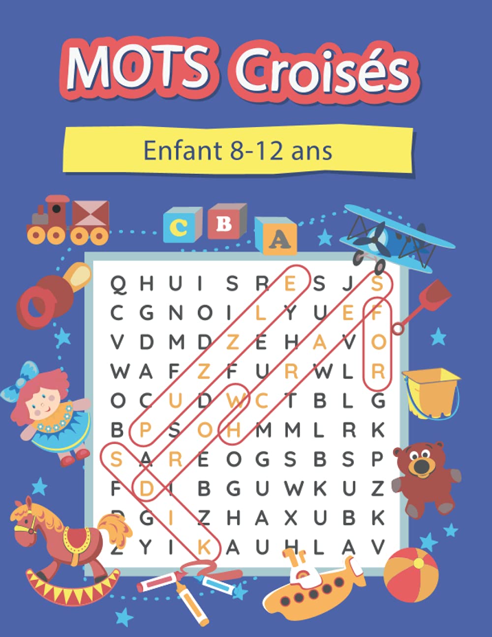 mots croisés Enfant 8-12 ans: Livres de 60 mots de recherche et 60 Sudoku avec solutions