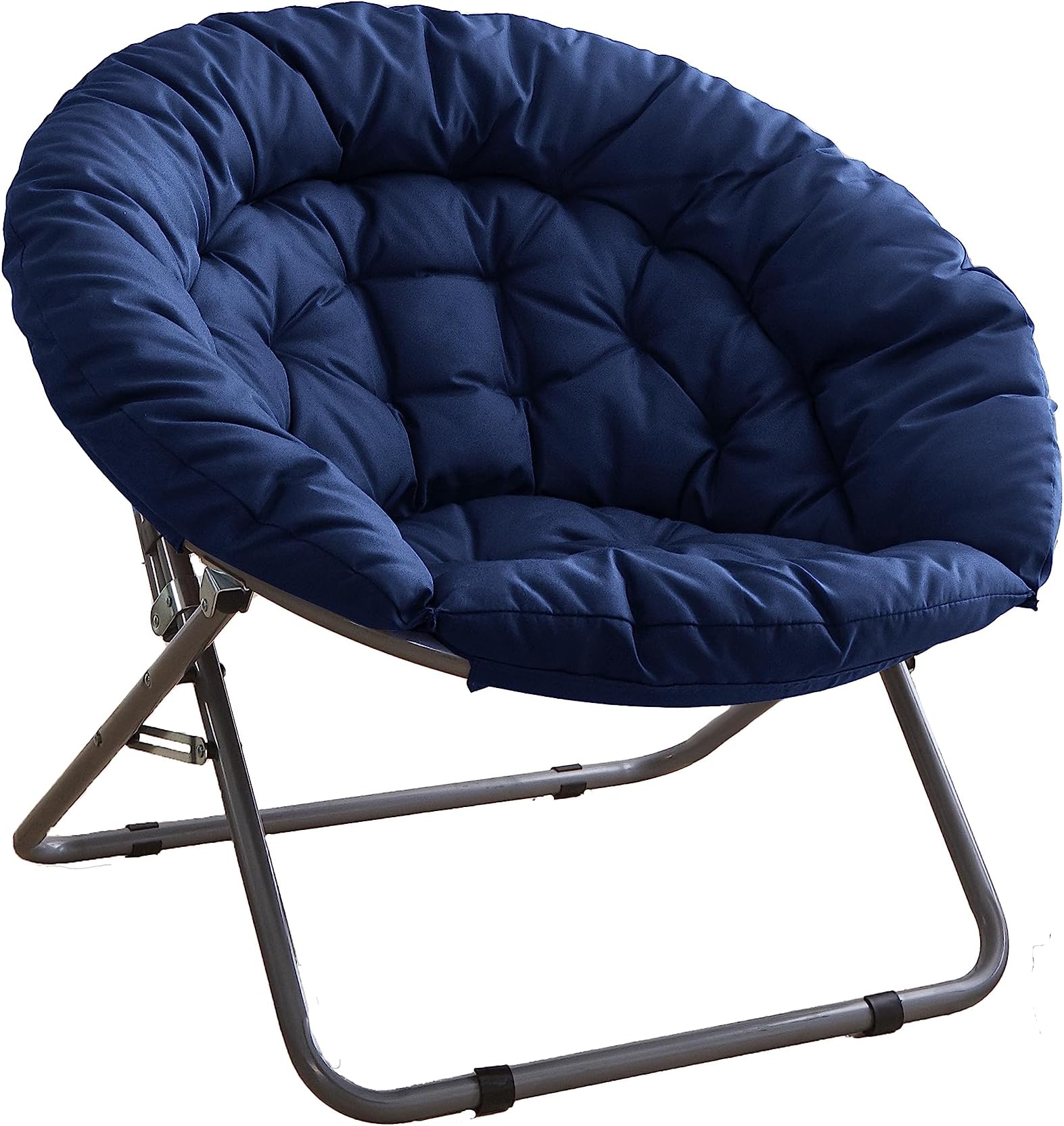 Urban Lifestyle Oversized Polycanvas Saucer Chair, Navy