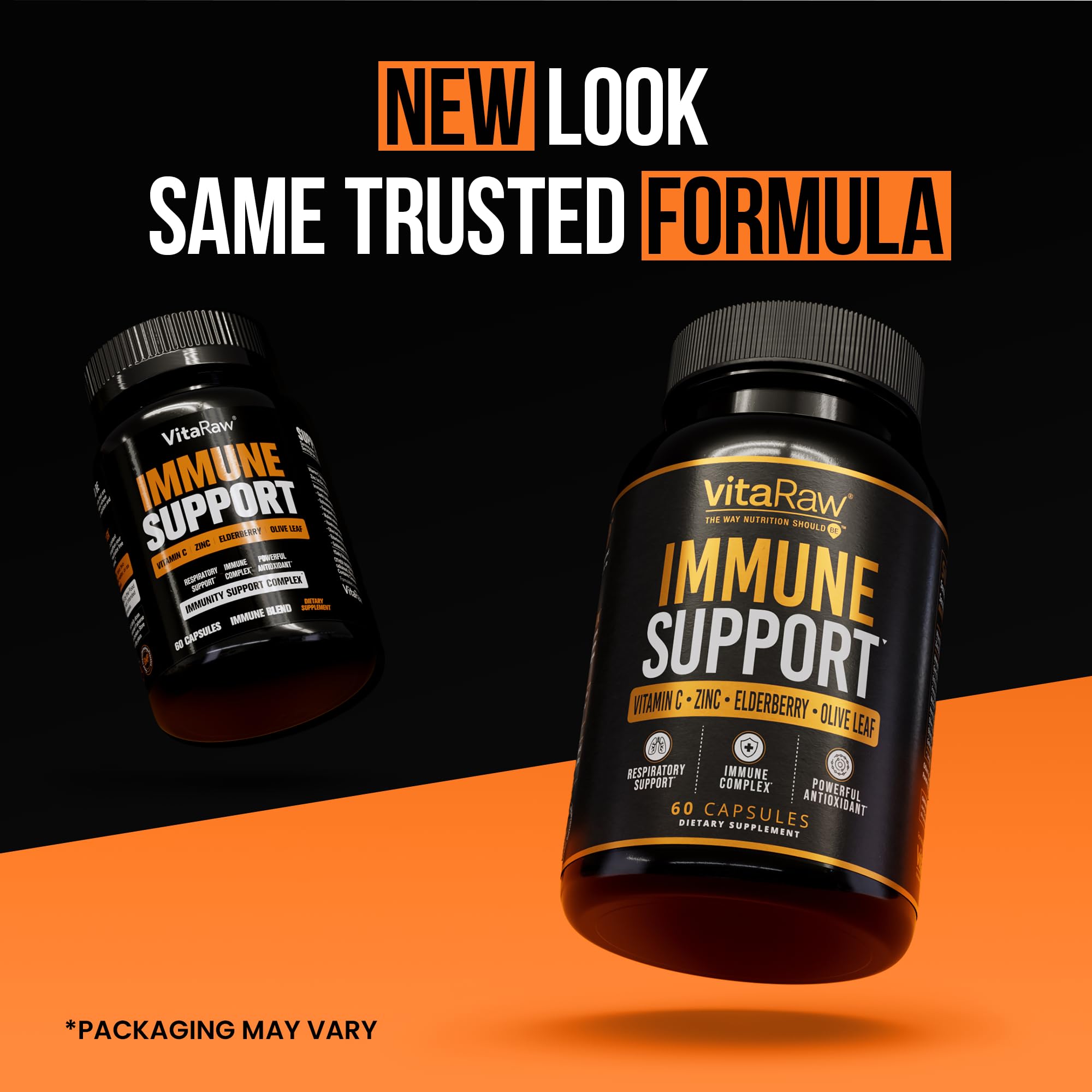 VitaRaw Immune Support Vitamins - Elderberry with Zinc, Vitamin C, and Garlic for Adults - Sambucus Black Elderberry Capsules & Echinacea Immunity Renewal Complex — Amazon image 8