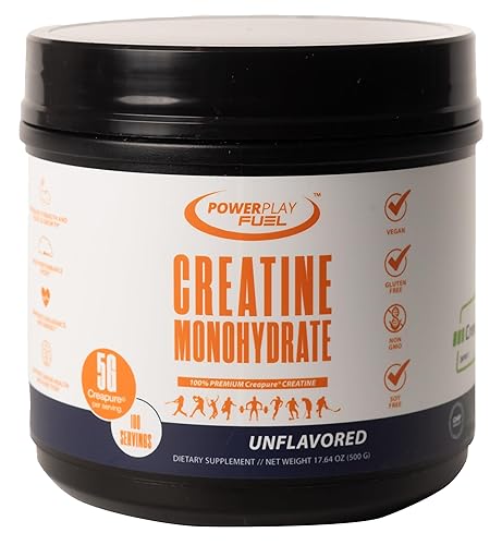 CREATINE Monohydrate Powder – Supports Energy, Brain & Muscle Health,