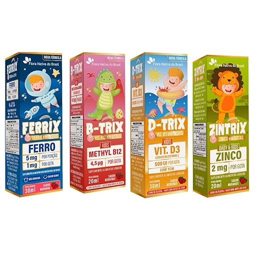 Ferrix + B-Trix + D-Trix + Zintrix - Flora Nativa