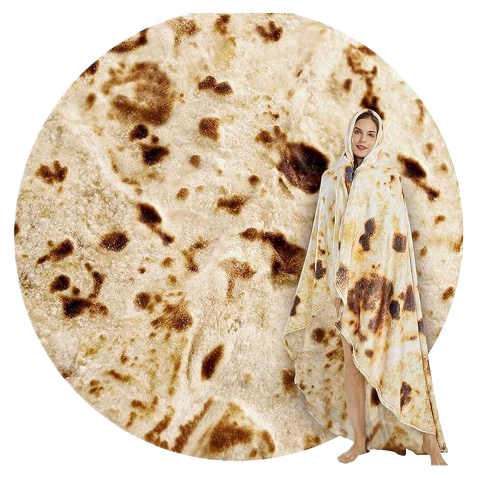 Couverture burrito en flanelle double face pour adulte et maison