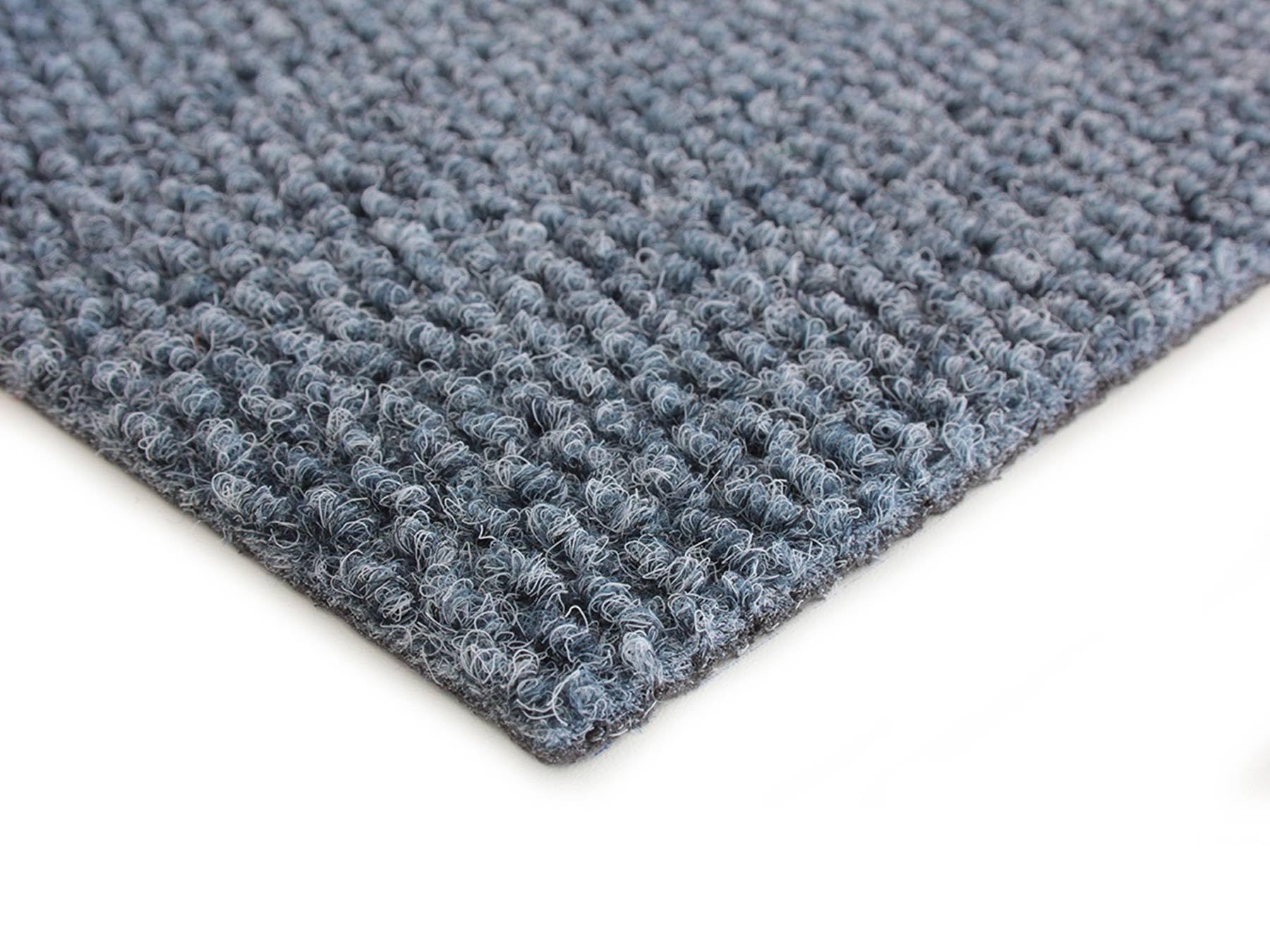 Primaflor Sauberlauf - PICOLLO, Grau-Blau, 2,00m x 5,00m, Rutschfester Schmutzfangläufer Meterware, Robuster Küchenläufer nach Maß, Zuschneidbarer Teppichläufer, Eingangsmatte für Flur und Windfang