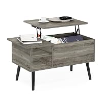 Furinno Jensen-Tavolino da Salotto con Gambe in Legno, Quercia