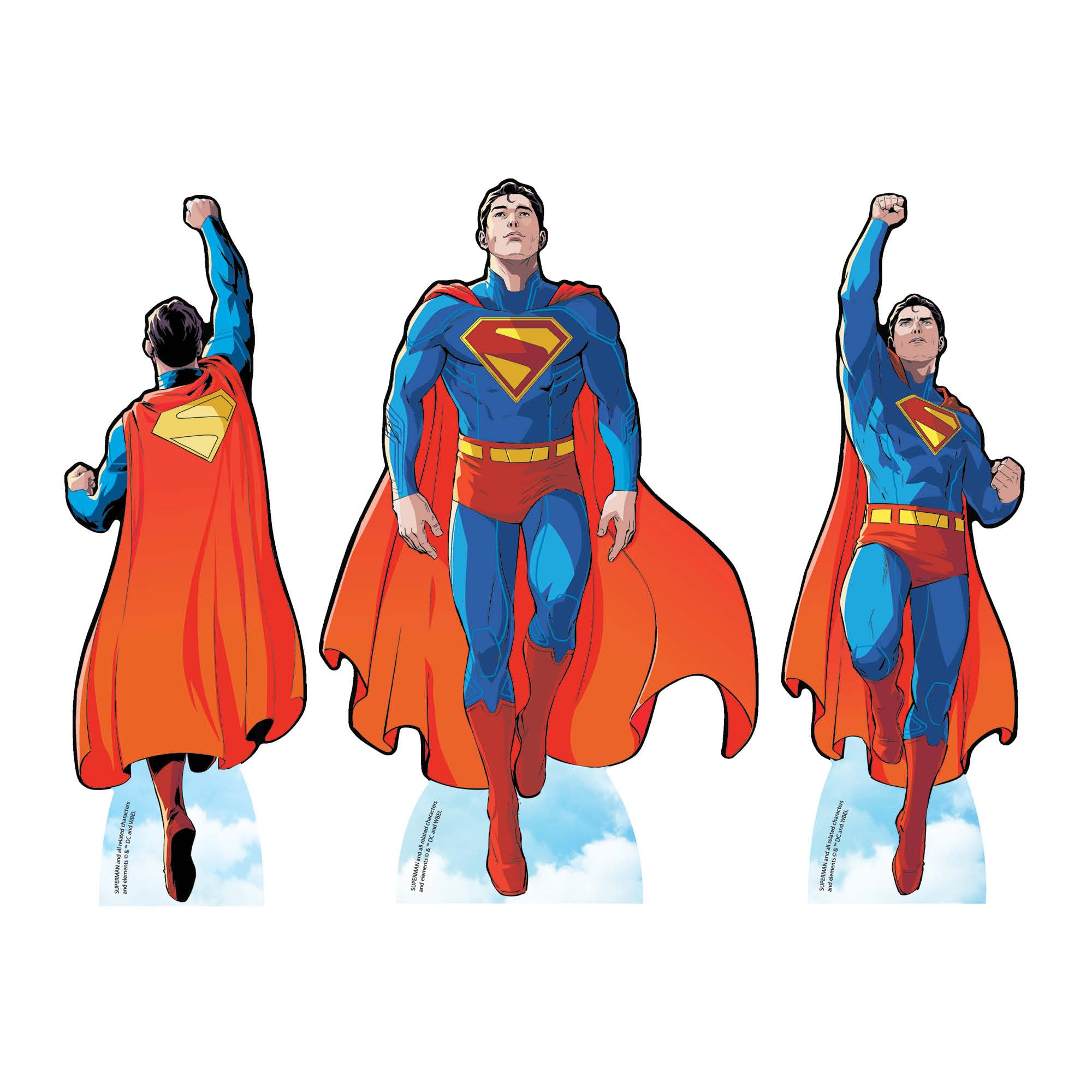 Star Cutouts SC4805 Superman Look Up Three Shelf Top Pack Cardboard Cut Out Height 31cm