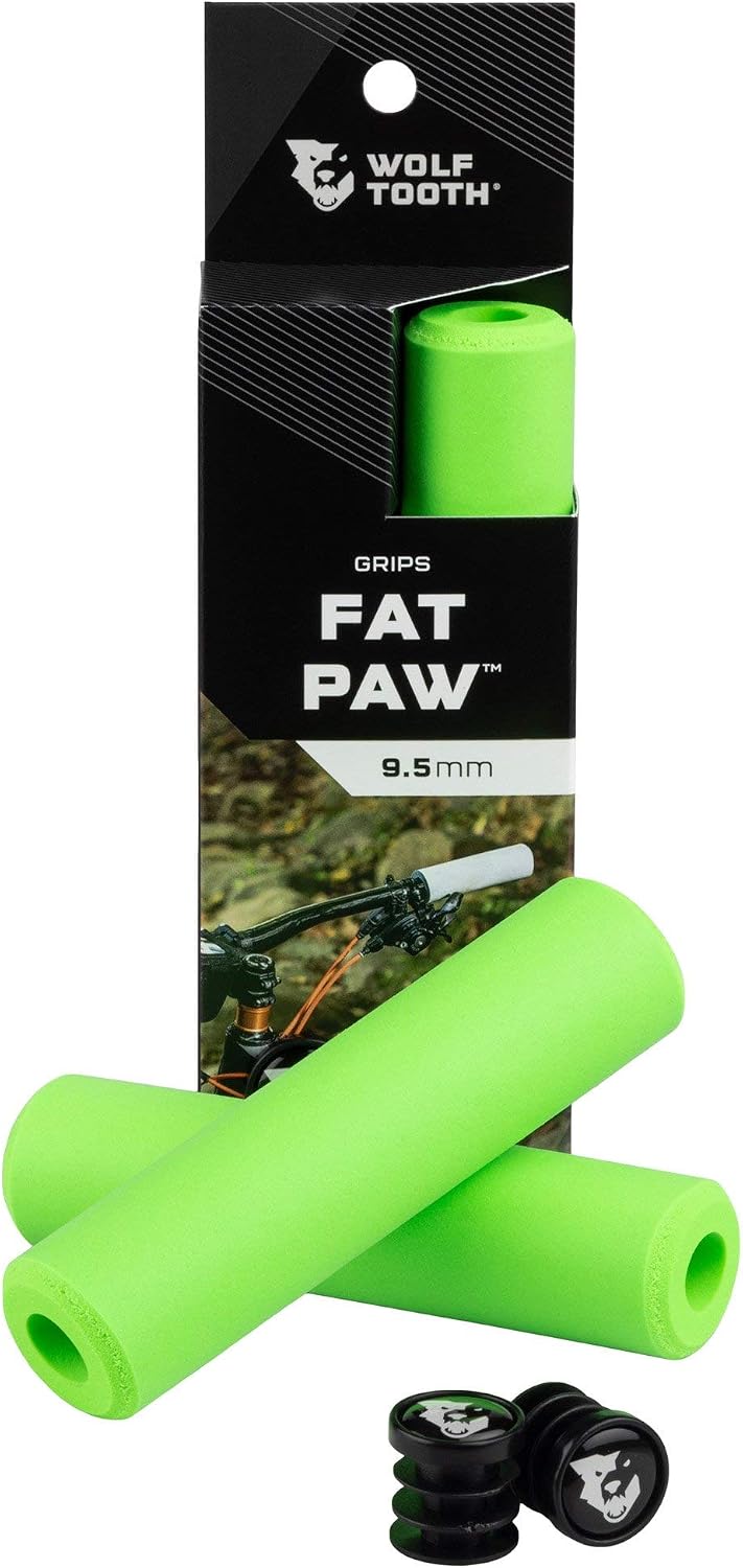Wolf Tooth Silicone Mountain Bike Grips: Fat Paw