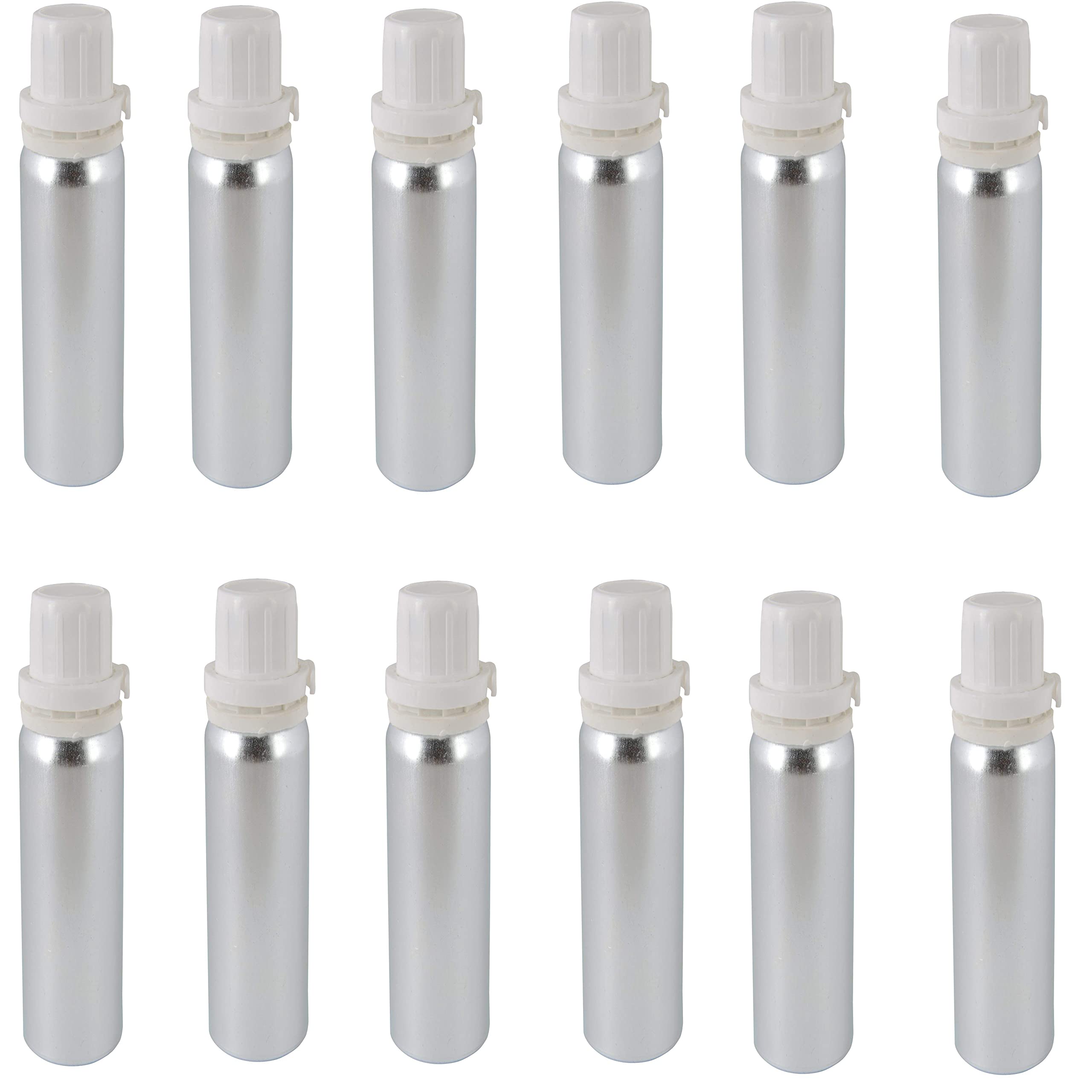 Hunky Dory 12pcs 25ml Multipurpose Anodized Aluminum Empty Bottle with Drop Nozzle & Cap with Seal, for Beauty, Essential Oils, Blends, Skin Care, Travel, Toners, Cosmetic & DIY (Pack of 12)-image-29