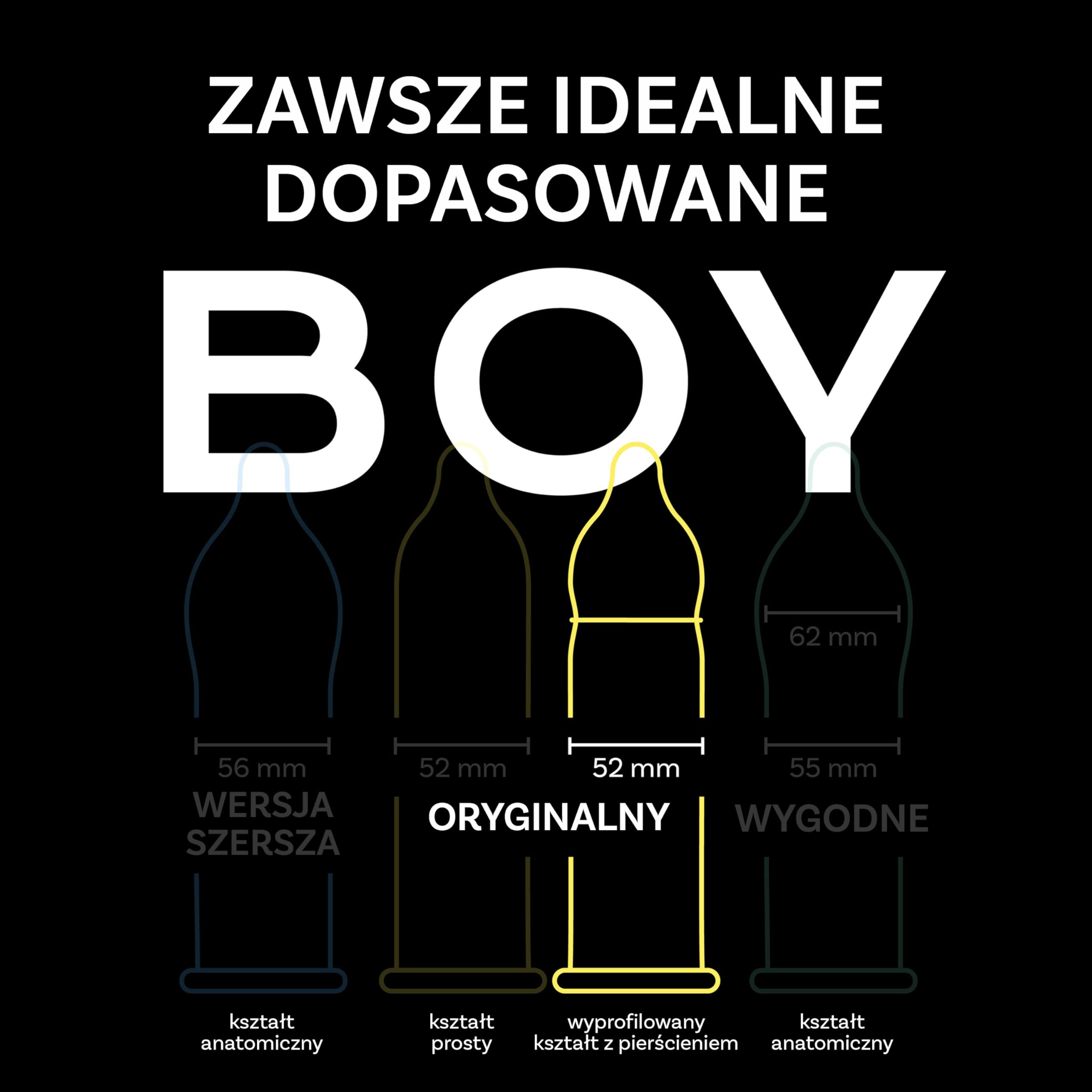 Prezerwatywy BILLY BOY Länger Lieben 100 szt., 52 mm – prezerwatywy zapewniające dłuższe i bardziej intensywne doznania (1 נ100 szt.)