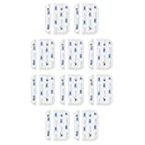 Ring Compatible Contact Sensor Adhesive | Ring Magnet Mounting Tape Replacement Pads | Works with Door, Window, Wall Alarm Sensors | Easy Mount, No Cutting, Peel and Stick (10 Sensor + 10 Magnet Side)