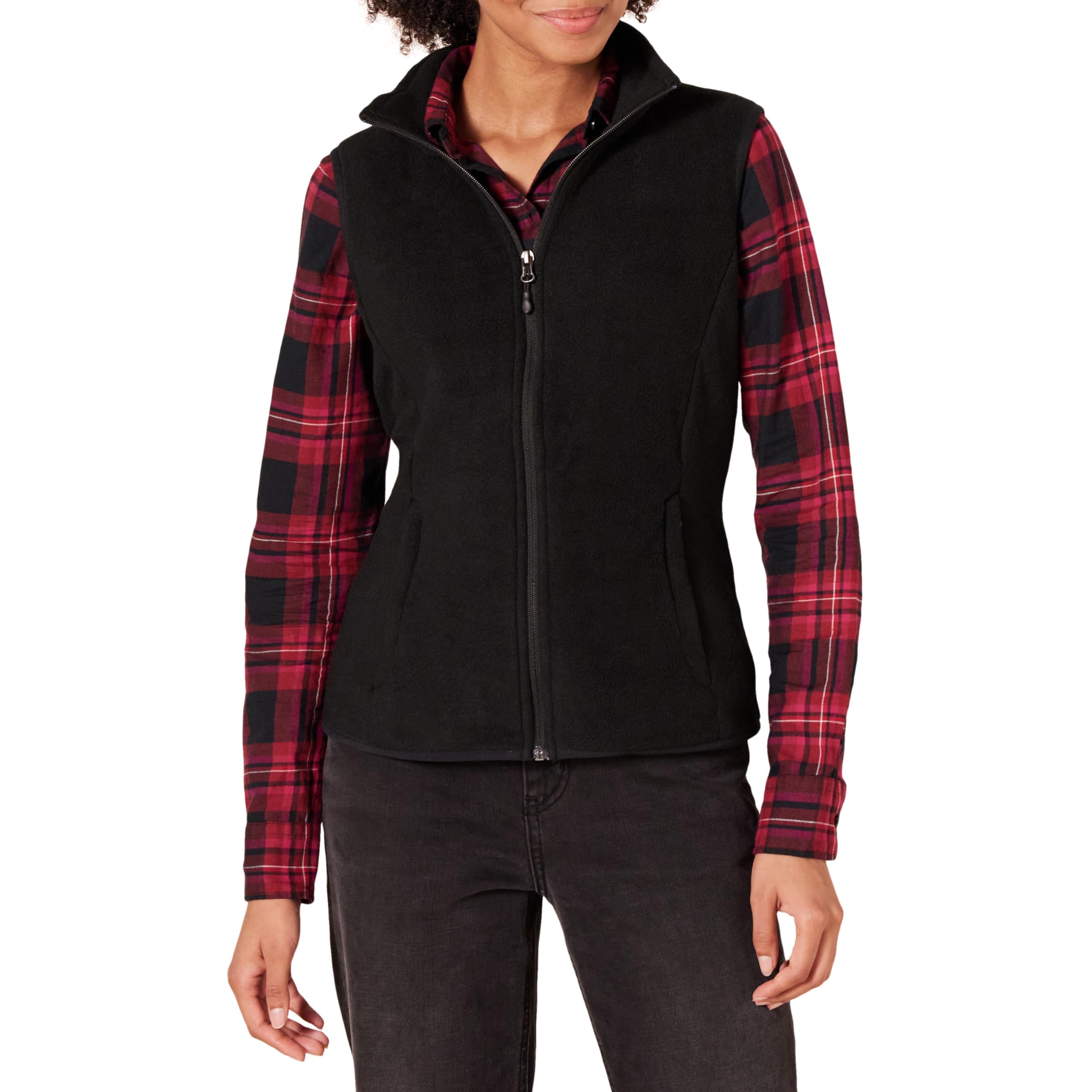 Amazon Essentials Gilet in Morbido Pile Senza Maniche dalla vestibilità Classica (Disponibile in Taglie Forti) Donna