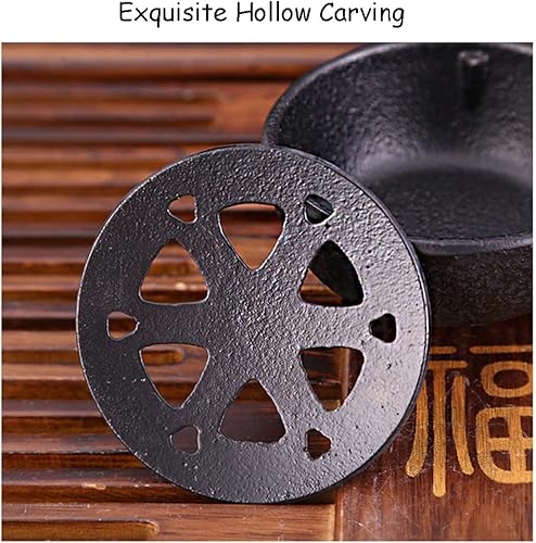 Miniatura 6 de Quemador de incienso de hierro fundido, juego de soporte para velas con soporte para varillas de incienso, ideal para manchas, quemar incienso, uso