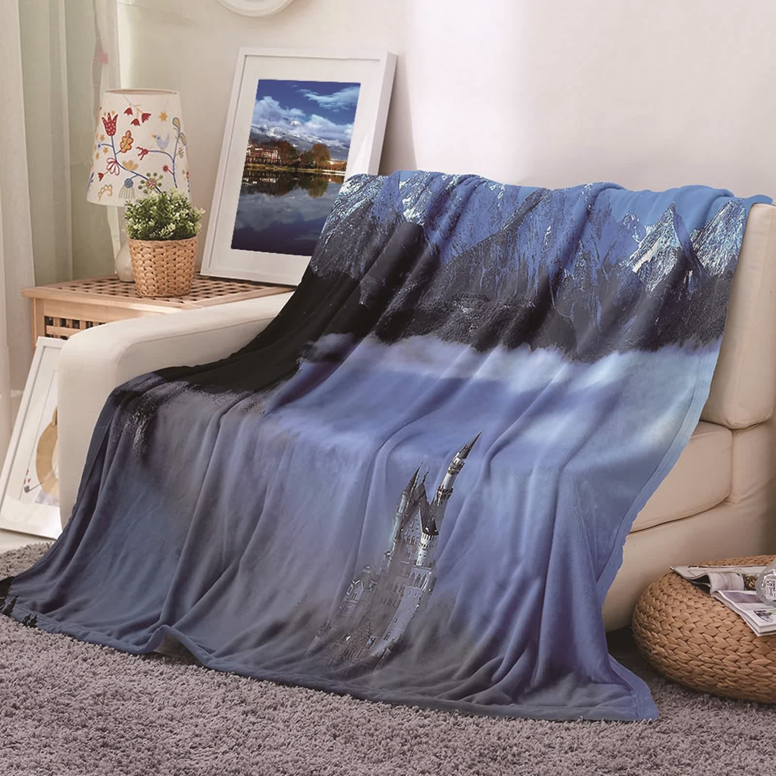 Plaid lit et canapé KnSam couverture polaire flannel pour vos soirées cocooning