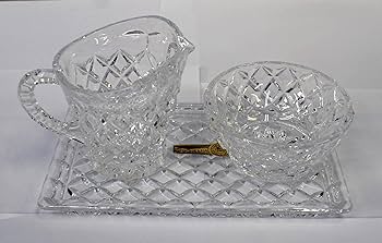 Amazon.co.jp: ボヘミアン カットクリスタル シュガーポット&ミルク Amazon.co.jp: ボヘミアン カットクリスタル シュガーポット&ミルク