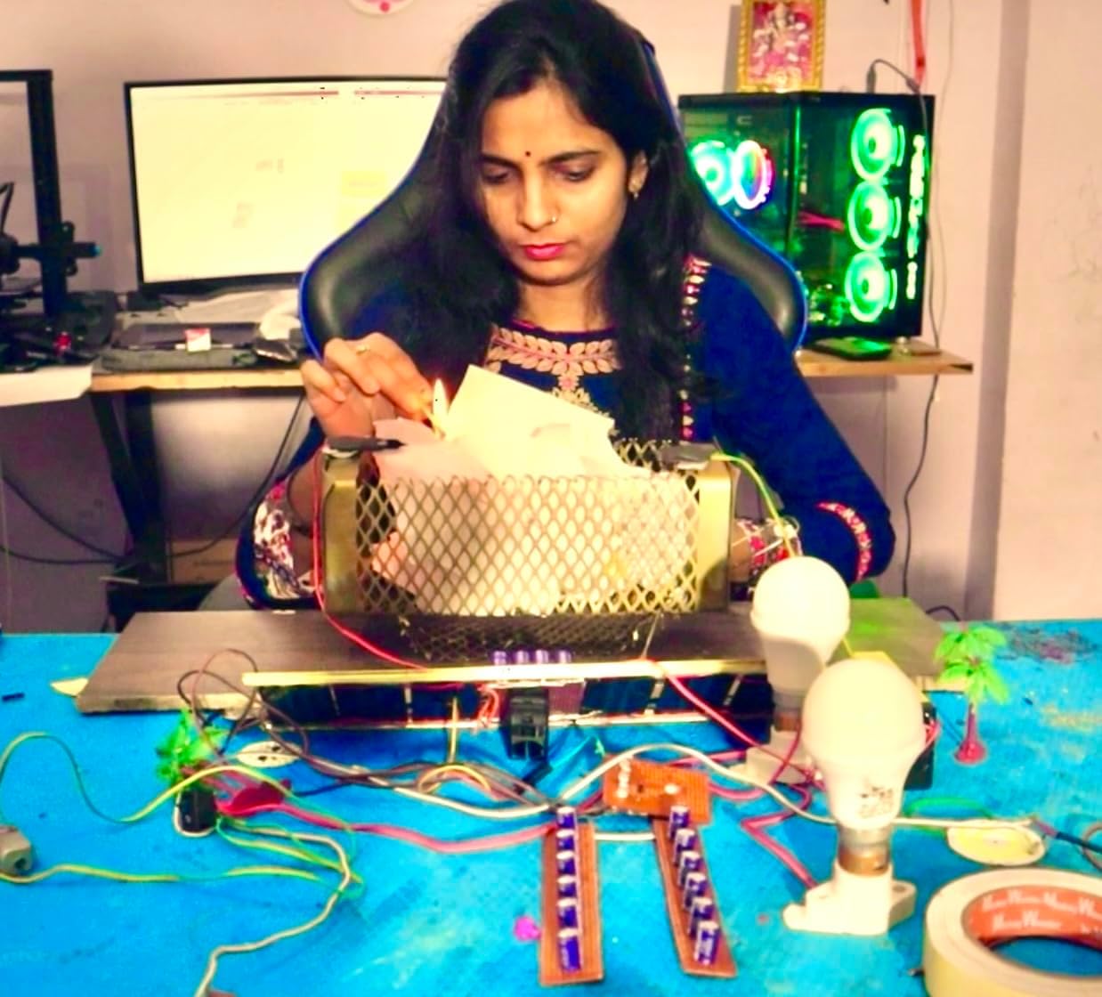 Generate Electricity By Waste Materials Inspire Award Project Kit Box