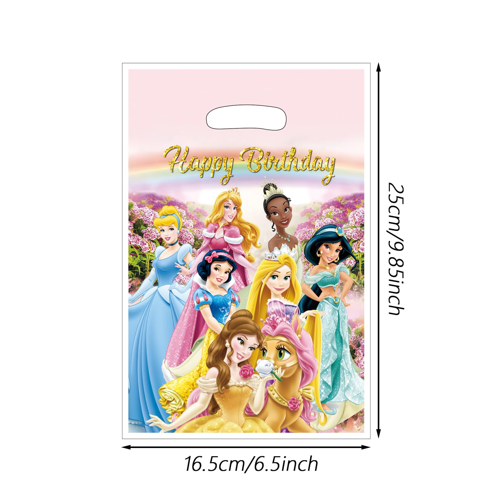 Hupalun For Disne Princess Party Gift Bags 30PCS, Supplies, and Decorations. Perfect for Cartoon Parties, Ideal for Kids, and Great for Family Events, Prizes