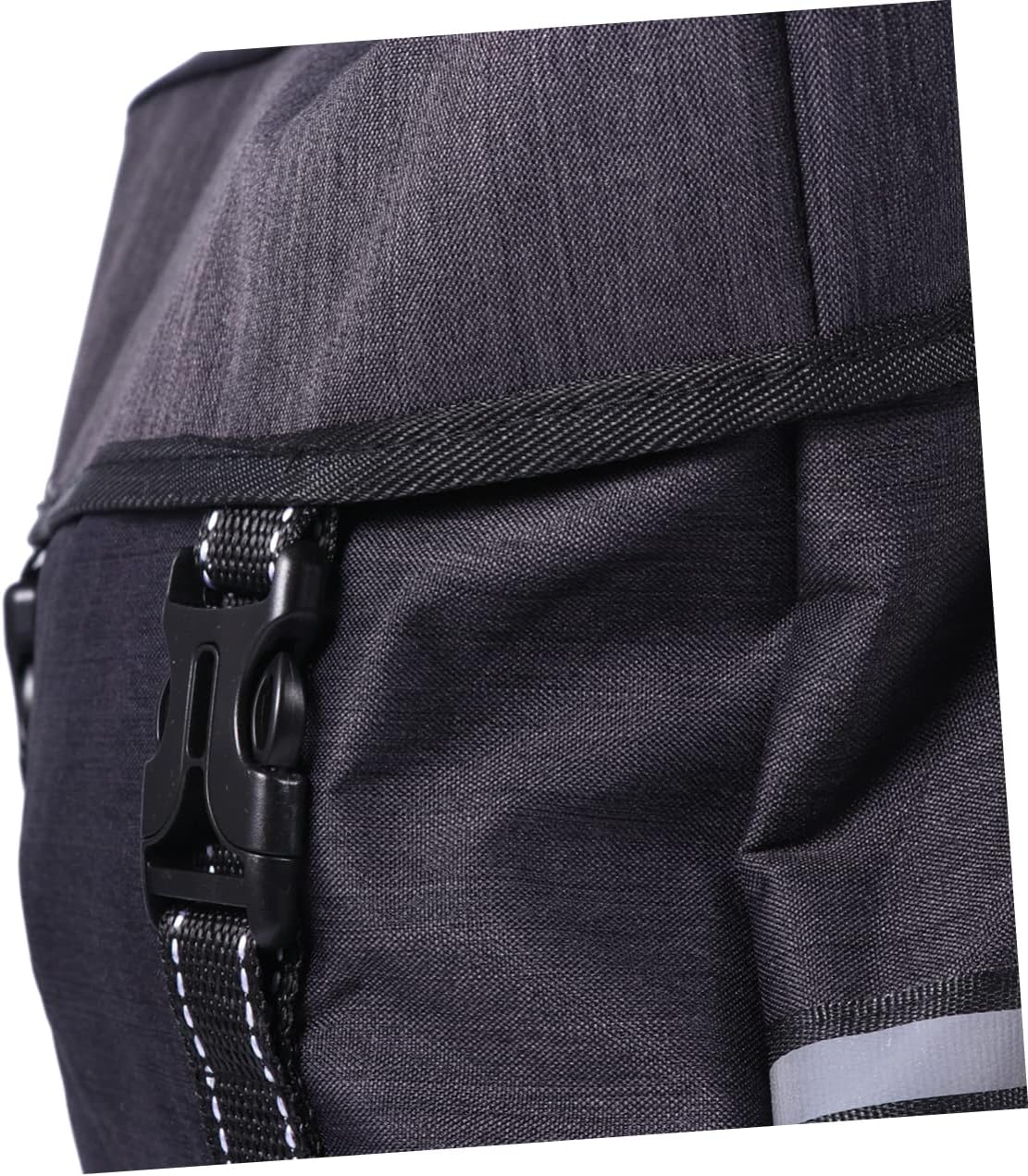 Multifunctional Double Tail Bag for Bicycles Large Capacity Carrier Bag Side Pockets for Tools and Accessories for Mountain Bike Storage Black