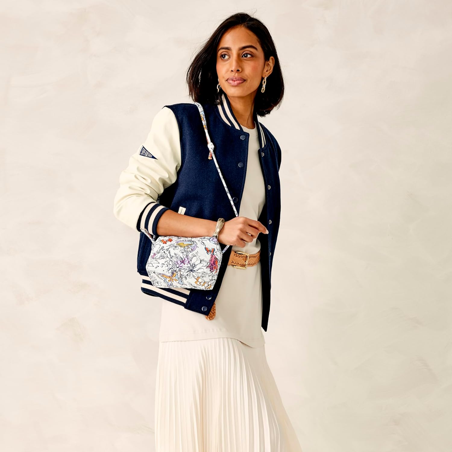 womens Premium Cotton Blake Crossbody Bag - Image 3