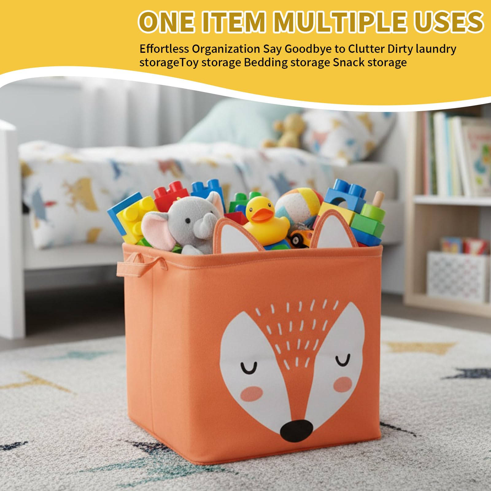 12.6" Laudry Hamper con Maniglia, Canvas Fabric Lightweight Cesta Portabiancheria, Cesto Giochi Bambini, Pieghevole Rotondo Storage Basket per Camera da Letto 2 Pezzi