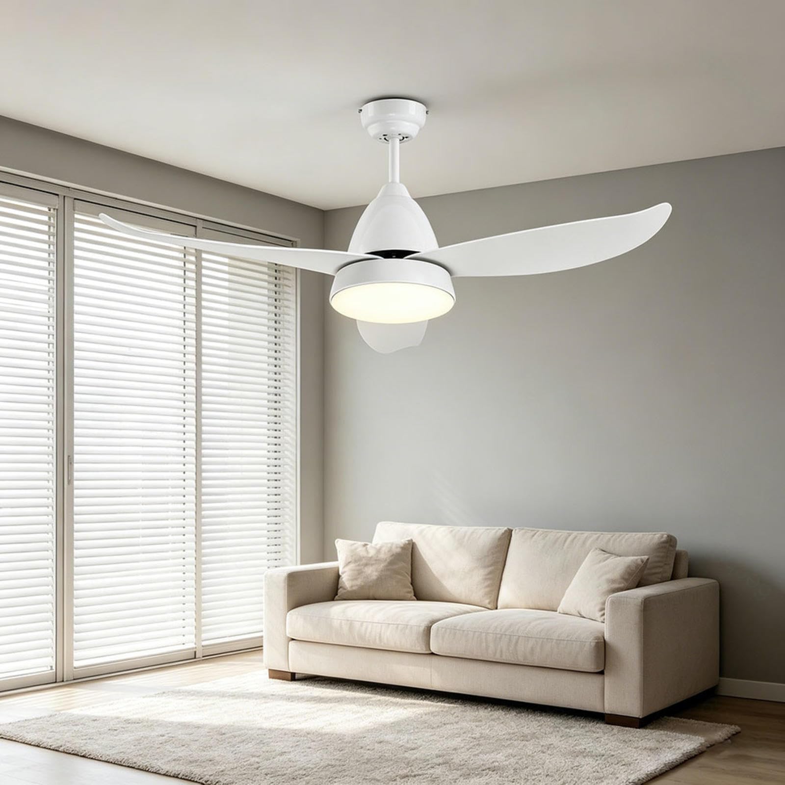 Ventiladores de techo modernos de bajo consumo con modo inverso y 6 marchas