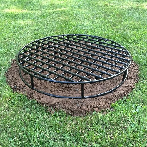 Walden Backyards Fire Pit Stoker Poker™ L 33", Walden Fire Pit Grate Round 24" & Fire-Side Chats Conversation Starter Cards #TOP6