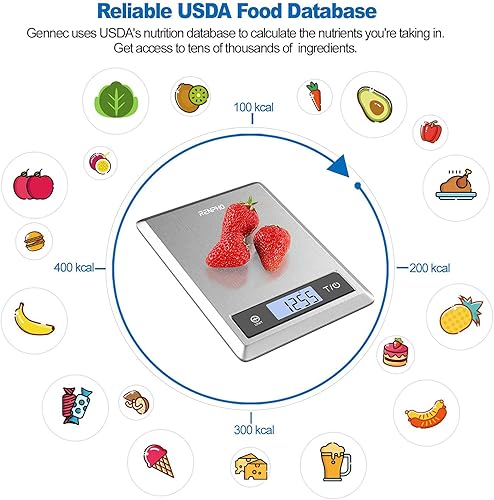 Miniatura 8 de RENPHO Báscula de grasa corporal inteligente BMI Báscula digital para baño báscula de peso inalámbrica analizador de composición corporal báscula de