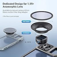 Vista 4 de SmallRig Clip de filtro solo para iPhone 1213 Series, 2.047 in, abrazadera de filtro magnético, adaptador de filtro de teléfono celular para Samsung