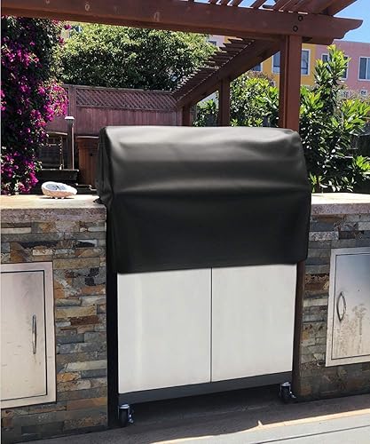 Miniatura 7 de SHINESTAR Cubierta de parrilla integrada de 32 pulgadas para DCS, Jenn-Air, Bull, Napoleon, Coyote y Weber, cubierta superior de parrilla de isla