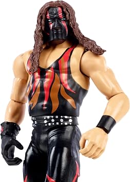 WWE Mattel Kane Action Figure Series 121 Action Figure Posable 6 in Collectible for Ages 6 Years Old and Up,Multi