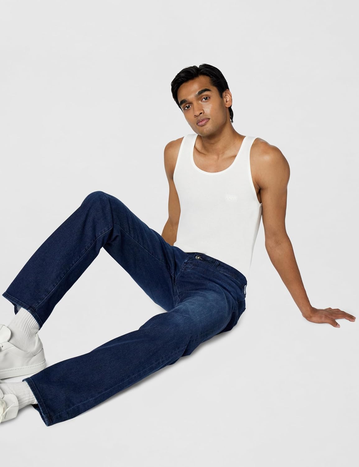 BOSS Men's 3-Pack Rib Classic Tank Top