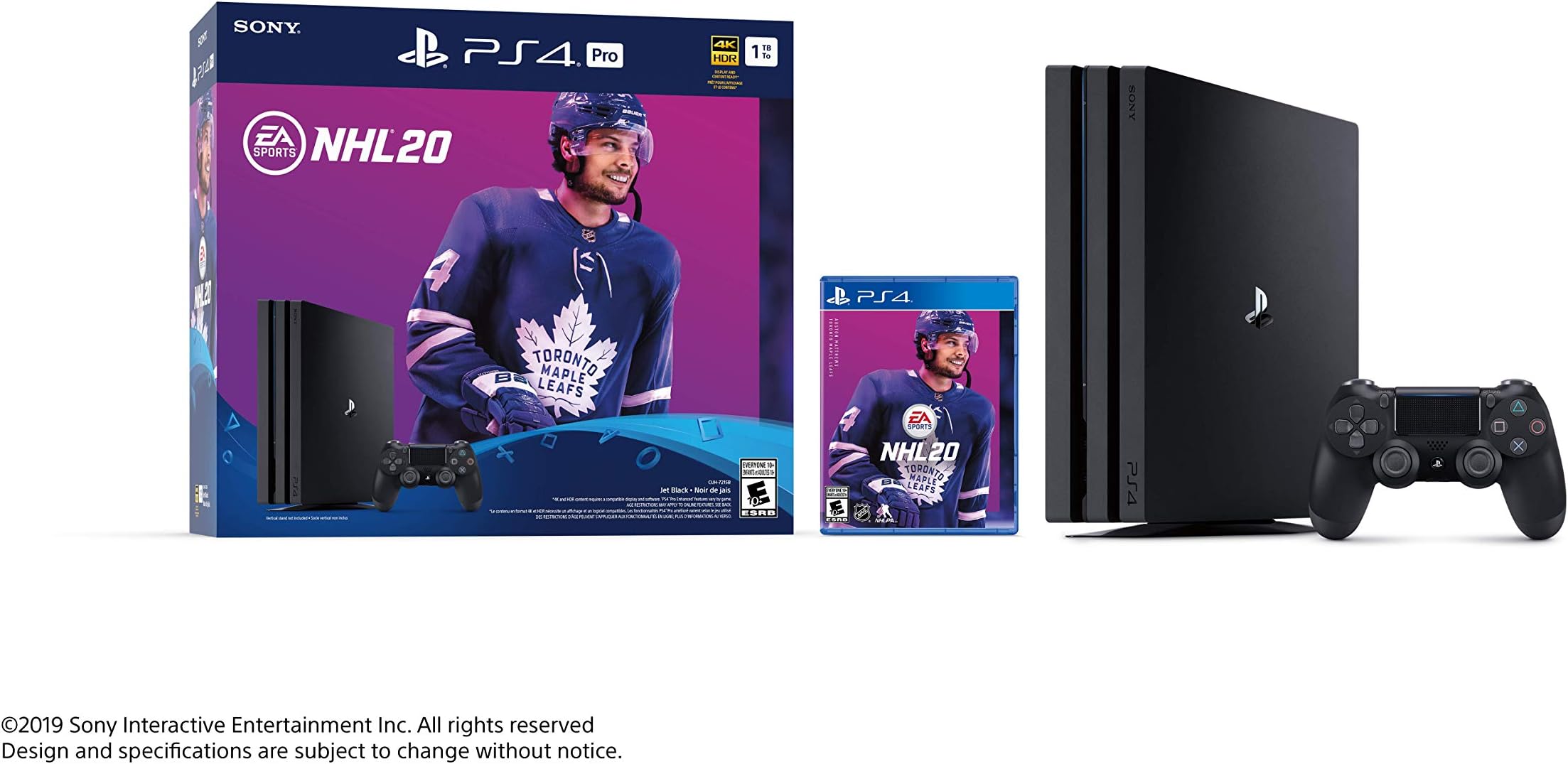 Sony PlayStation 4 1TB Pro Console - NHL 20 Bundle Edition - PlayStation 4